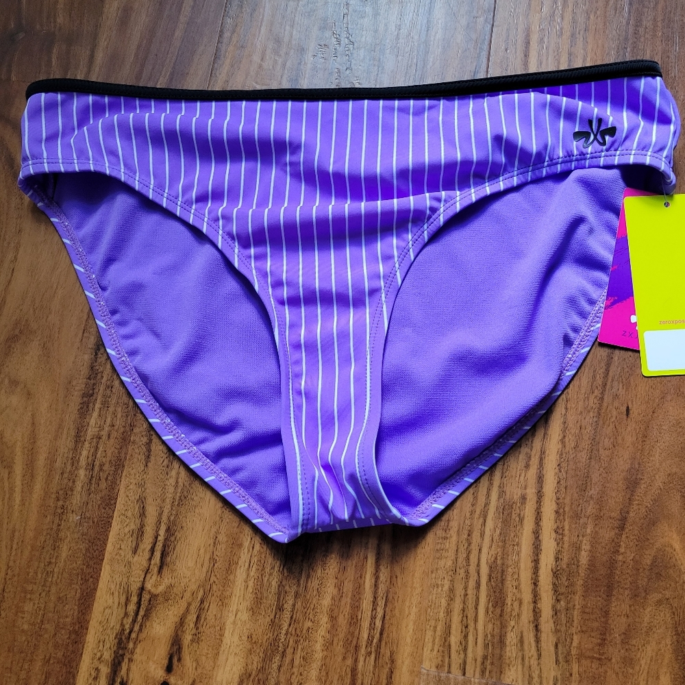 ZXSport Striped Bikini Bottom